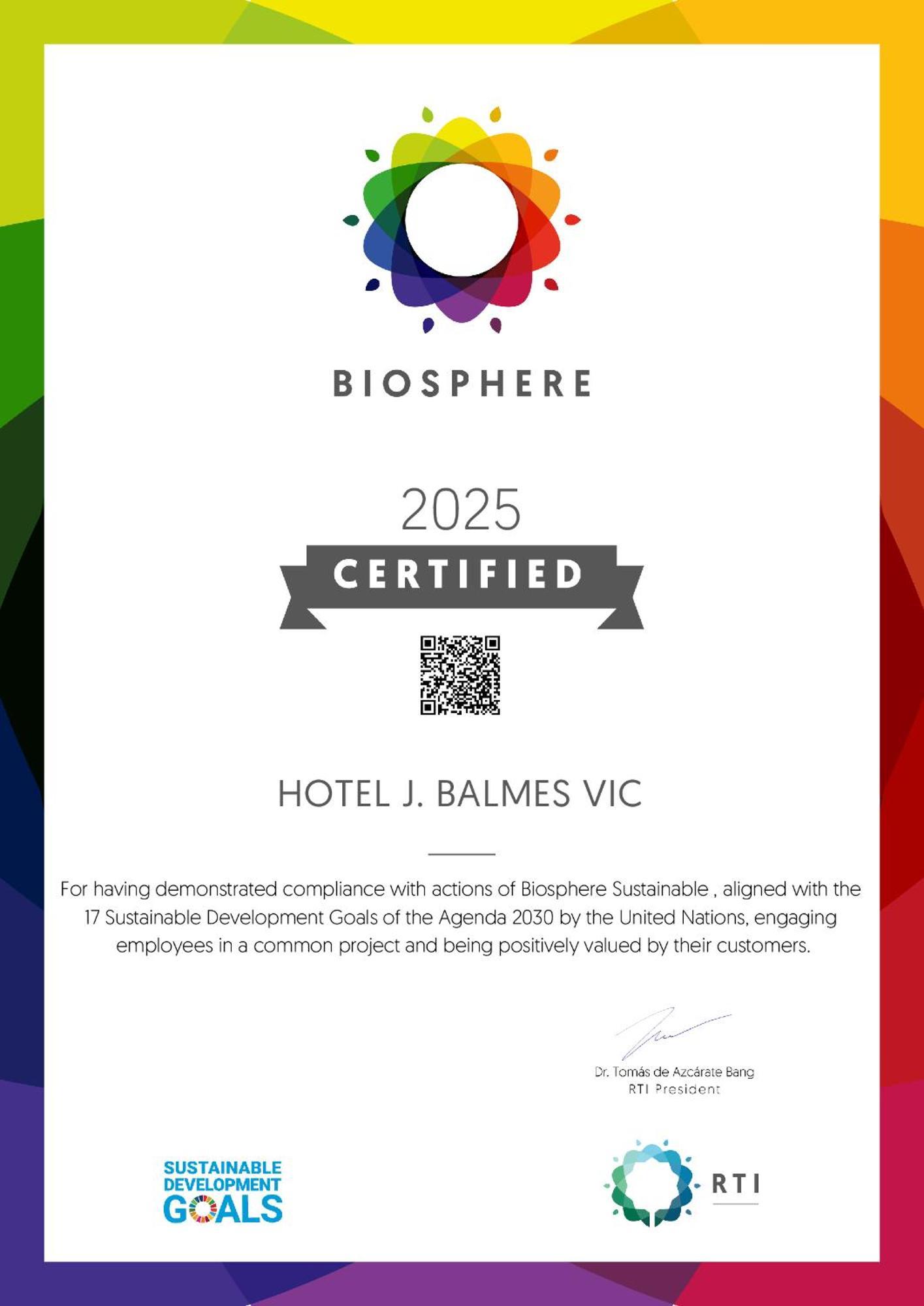 Hotel J. Balmes Вик Екстериор снимка
